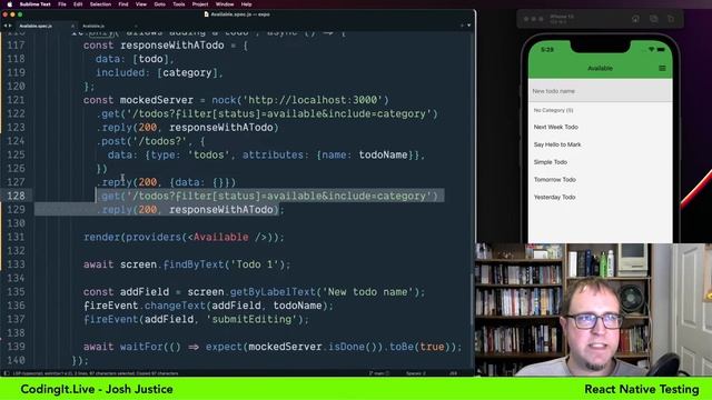 Mocking APIs in Tests with Nock смотреть онлайн
