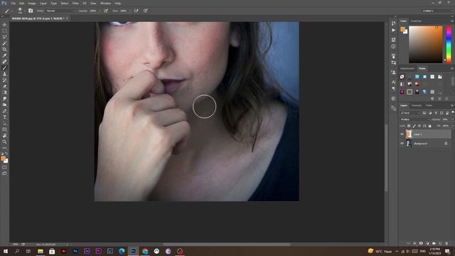 How to add Realistic WARM Skin Tone In Photoshop (Multiply & Blend If) смотреть онлайн