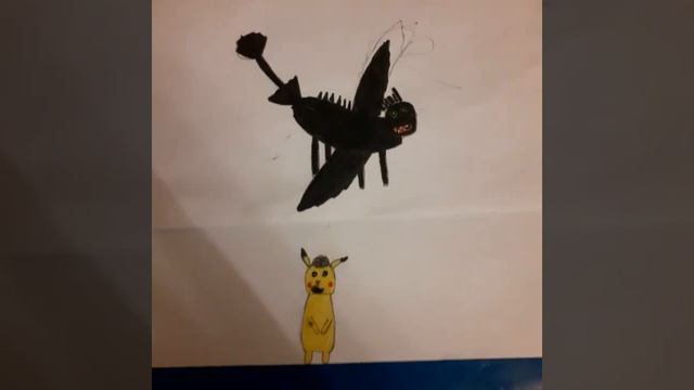 Рисуем пикачу(Покемон)?. смотреть онлайн