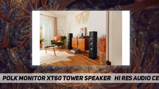 Polk Monitor XT60 Tower Speaker   Hi Res Audio Certified AZ Review