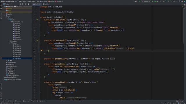 Advent of Code 2021 – Day 08 (Kotlin) смотреть онлайн