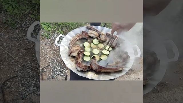 Бараньи пистолетики с овощами на садже смотреть онлайн