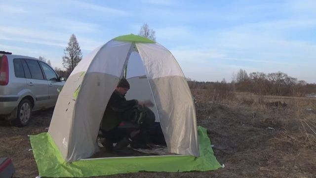 Палатка Лотос 3 универсал в поездке на р Соложа. смотреть онлайн