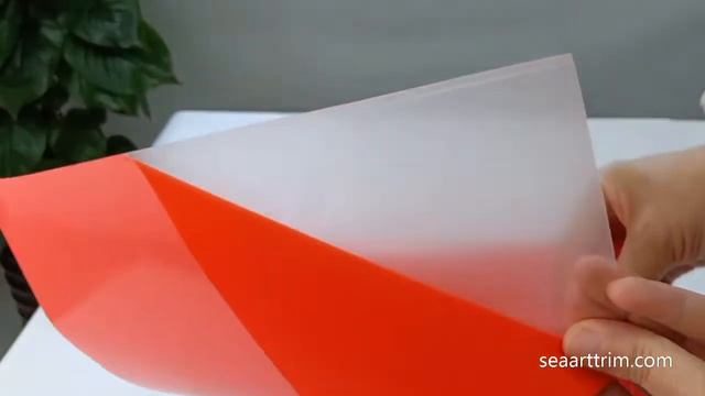 Seaart S705 Orange Red Flock Heat Transfer Vinyl Roll смотреть онлайн