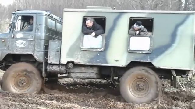 Off-roading русские внедорожники уаз и газ 66 часть 4 в поисках до военных дорог по картам Генштаб смотреть онлайн