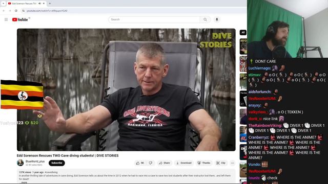 Forsen Reacts to Edd Sorenson Rescues TWO Cave diving students! | DIVE STORIES смотреть онлайн