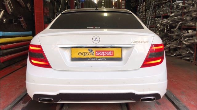MERCEDES C180 W204 1.6 KUMANDALI VAREX EGZOZ SESİ смотреть онлайн