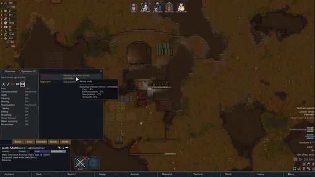 Jungle RimWorld #8: A Raid and Sleeping Sickness | Randy Random RimWorld Alpha 15 Gameplay смотреть онлайн