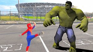 Большой Халк против Человека Паука, кто сильнее?