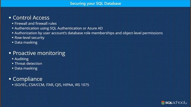 Introduction to SQL Database on Azure смотреть онлайн