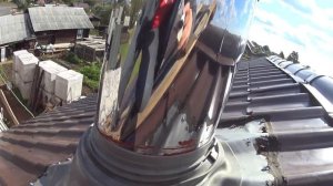 Протекает труба на крыше Ремонтируем