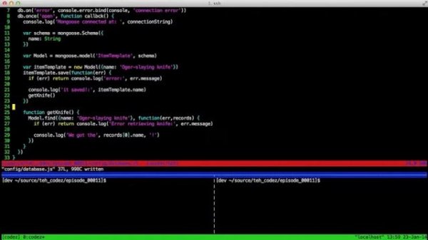 11 - MongoDB + Node = Mongoose (an intro)