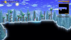 Сид на коньки в Terraria!!!))