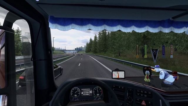 ETS2 1.41 - Euro Truck Simulator 2 - Mercedes-Benz Actros MP3 - Oslo (N) to Viborg (DK) смотреть онлайн