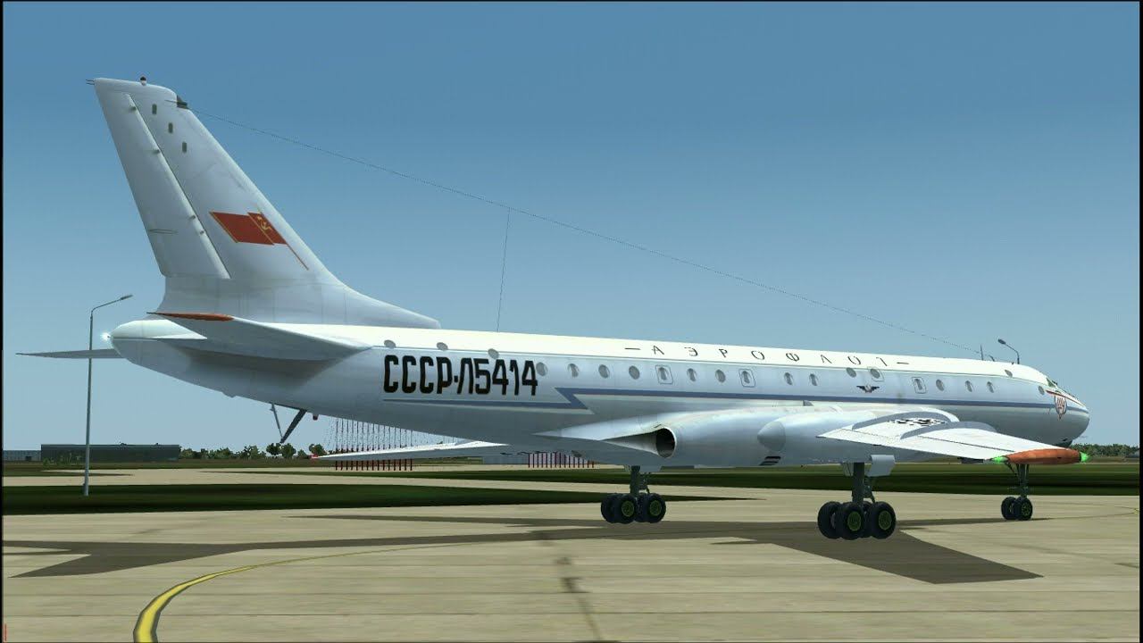 Tupolev Tu-104. Microsoft Flight Simulator 2004 смотреть онлайн