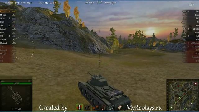 WOT: Karelia - BT-7 - 8 frags - смотреть онлайн