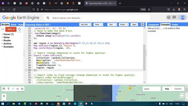 Google Earth Engine 21: How to Create and Export Timelapse Videos from Satellite Images | Beginners смотреть онлайн