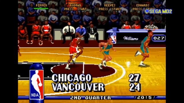 NBA Hang Time (Sega Genesis) смотреть онлайн