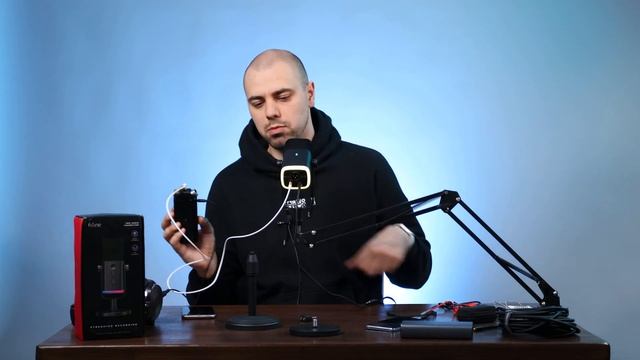 Микрофон FIFINE AmpliGame AM8 с USB, XLR, 3.5 мм смотреть онлайн