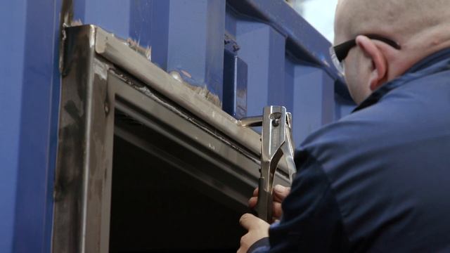 How to install a Shipping Container Door & Anti Vandal Window Shutter смотреть онлайн