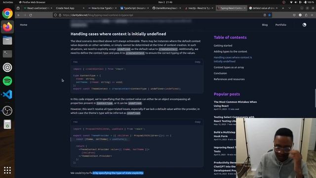 Learning useContext hook in typescript ReactJS and being confused for more than half of the video смотреть онлайн