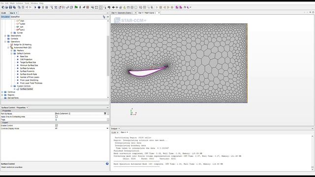 Star CCM+ 2D airfoil Simulation Tutorial смотреть онлайн