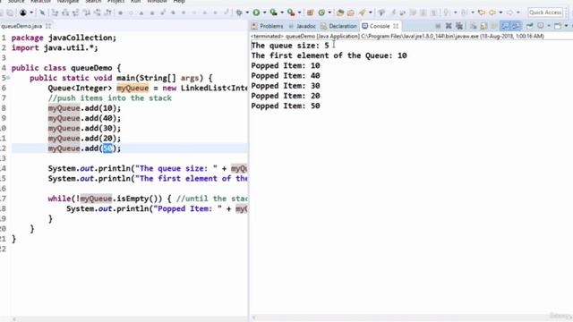 45 Java Queue смотреть онлайн