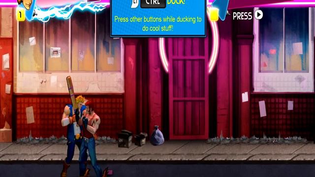 Double Dragon: Neon. 1 уровень смотреть онлайн