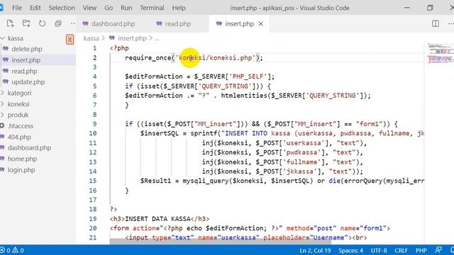 cara membuat halaman dashboard dan menu dengan php mysqli untuk aplikasi kasir bagian #7 смотреть онлайн
