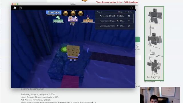 ROBLOX SPONGEBOB MOVIE ADVENTURE PART 1 смотреть онлайн