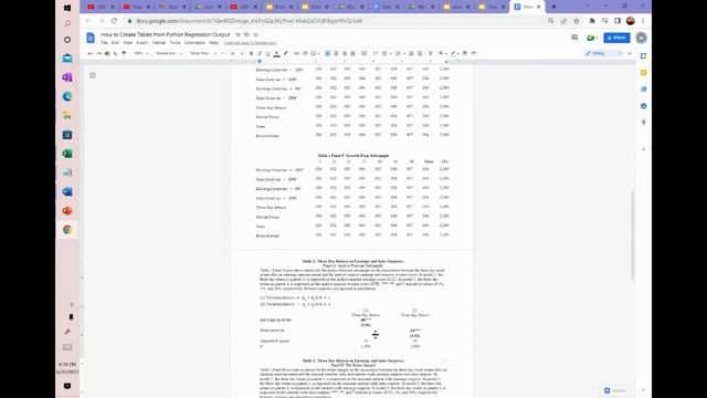 How to Create Tables from Python Regression Output смотреть онлайн