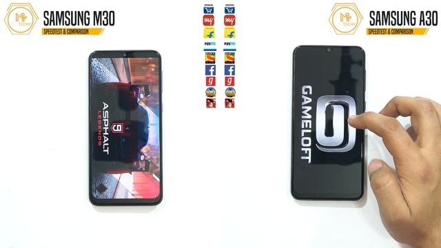 Samsung Galaxy M30 VS Galaxy A30 Speedtest & Comparison! смотреть онлайн