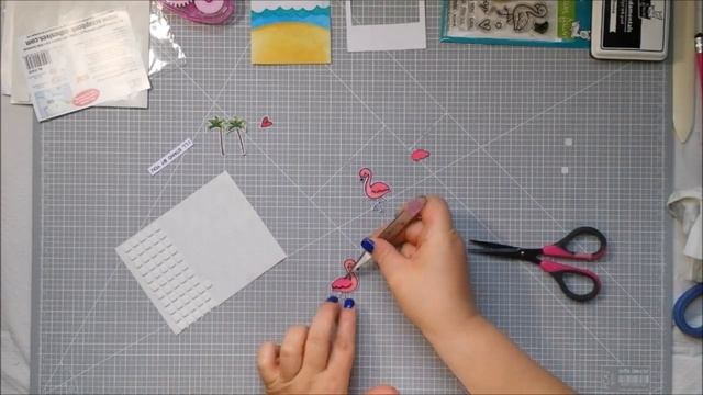 Tarjeta Flamencos paso a paso смотреть онлайн