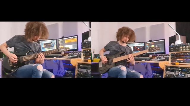 8 String Djent Guitar Riff - Ibanez RGIR28FE & Marleaux VOTAN Bass смотреть онлайн
