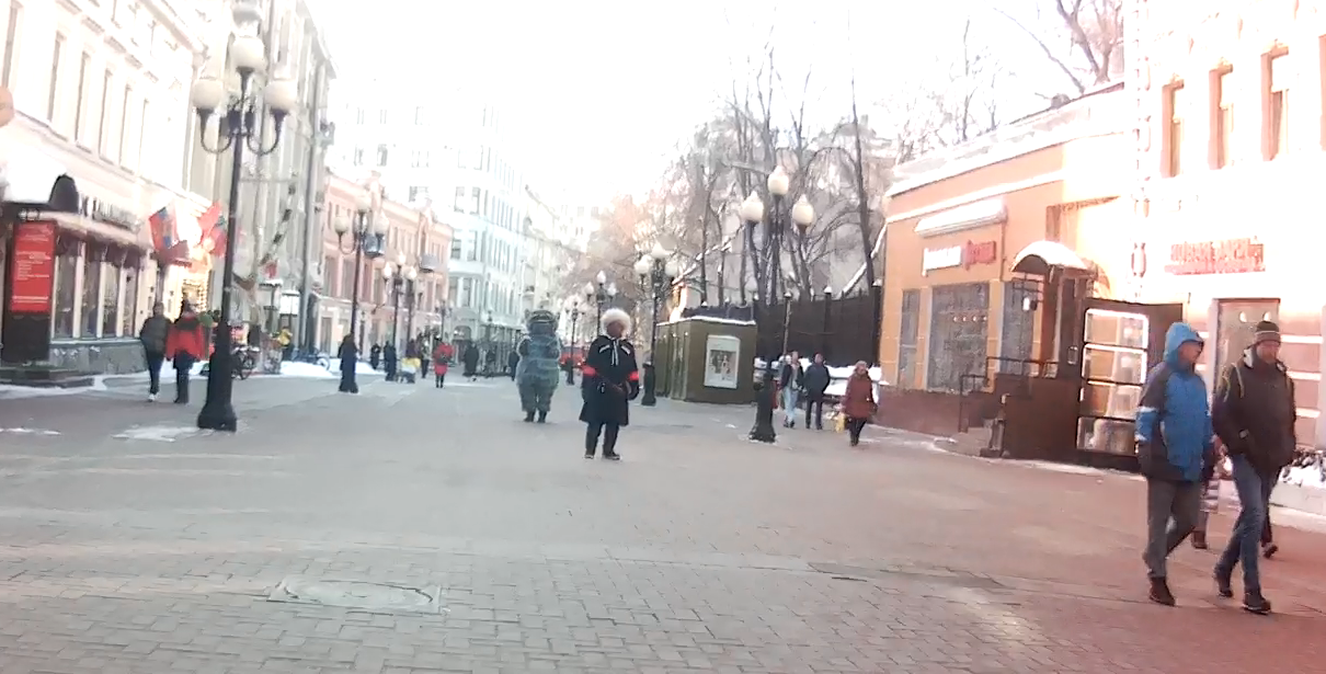 Еду на Арбат от м. Боровицкая смотреть онлайн