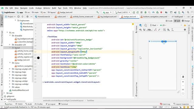 Add Badge Count in Bottom Navigation View using Android Studio + Kotlin in 6 minutes смотреть онлайн