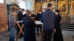 Песнопение Литургии Преждеосвященных Даров:  "Вкусите и видите..."