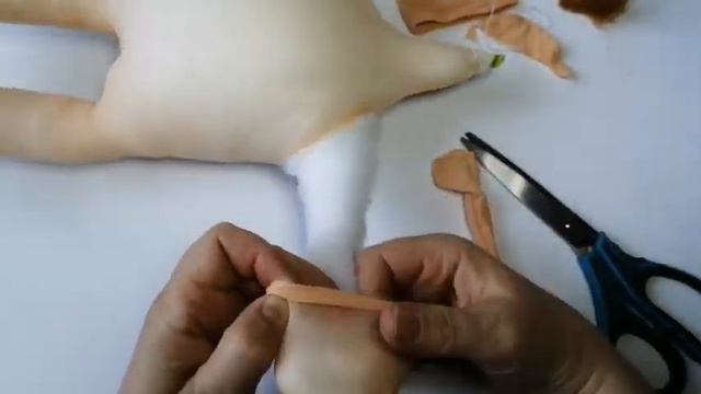 КУКЛА ТИГР ИЗ КАПРОНА, СИМВОЛ 2022 ГОДА . Каркас, сборка, тонировка и пошив одёжки смотреть онлайн