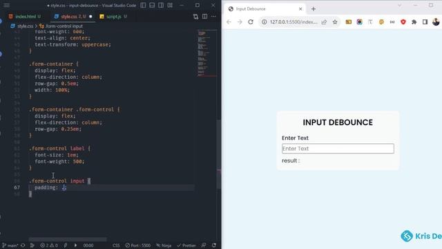 Easy HTML, CSS, and JavaScript Project: Learn Input Debounce for Beginners смотреть онлайн