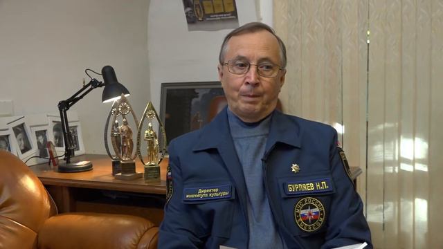 Н.П. Бурляев о втором фестивале МЧС России "Искусство на службе спасения" смотреть онлайн
