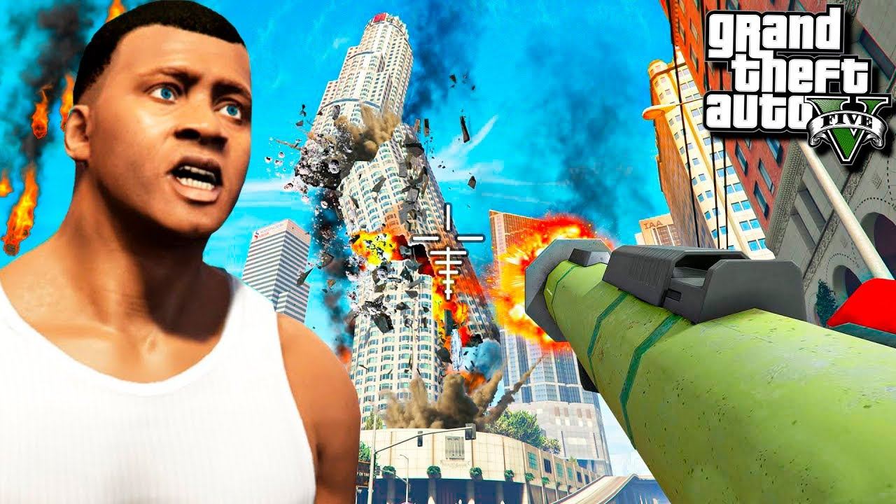 ГТА 5, НО С МЕГА РЕАЛИСТИЧНОЙ ФИЗИКОЙ! РАЗРУШЕНИЯ КАК В GTA 6 ОБЗОР МОДА В GTA 5 МОДЫ MODS ИГРЫ смотреть онлайн