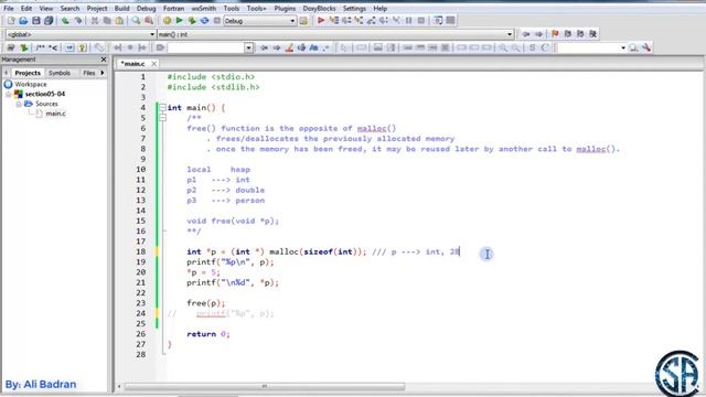 Dynamic memory allocation in C Deallocation, free Must Watch English смотреть онлайн