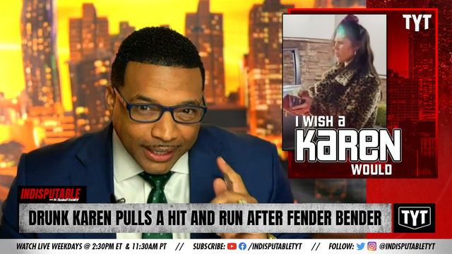 Drunk Karen CUTS AND RUNS After Fender Bender смотреть онлайн