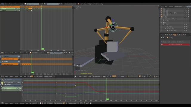 Перемещение обьекта в Blender 3D смотреть онлайн