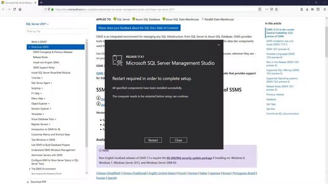 Install SQL Server Management Studio // SSMS смотреть онлайн