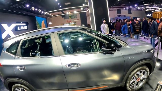 Kia Seltos 2023 X-Line @Auto Expo 2023. #Seltos2023 #XLine #matteblack #kia смотреть онлайн