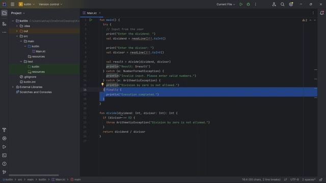 20. Exception handling in kotlin | Kotlin Beginner Tutorials | Complete Course | Hindi смотреть онлайн