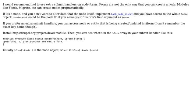 Drupal: How to know node/entity ID from a submit handler? (4 Solutions!!) смотреть онлайн