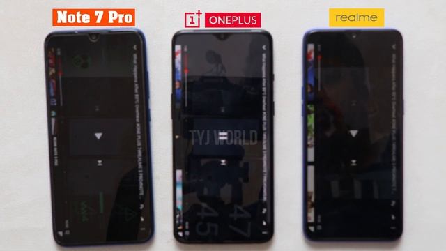 Redmi Note 7 Pro vs Realme 3 Pro vs One Plus 7 #Speed#camera#battery 100% Drain /charge#Internet смотреть онлайн