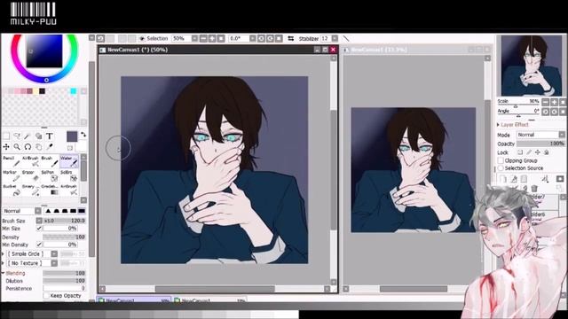 [SPEEDPAINT]oh no (Paint tool SAI 2) смотреть онлайн